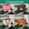 Cartoon Bear Bag With Pu Material And Street Style For Daily Use