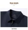 Men's Spring/Autumn Lapel Jacket: Middle-Aged Business Casual Slim-Fit Coat