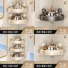 Bathroom Wall Mount Shelf With Abs Material And Padded Suction Cups For Shower Storage
