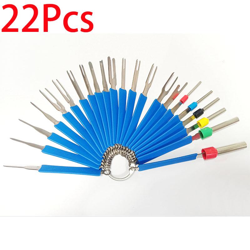 8-38Pcs Universal Car Terminal Removal Repair Tool Wire Plug Connector Extractor Puller for Car Terminals Disassembly Hand Tools