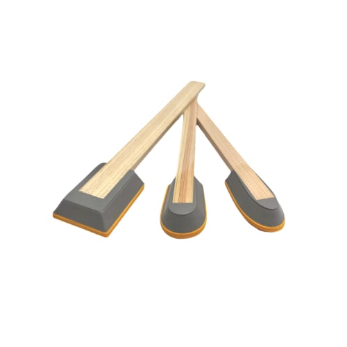 HINOMARU FINISHER Sealing Finisher Set of 3, Silicone and Rubber Spatulas