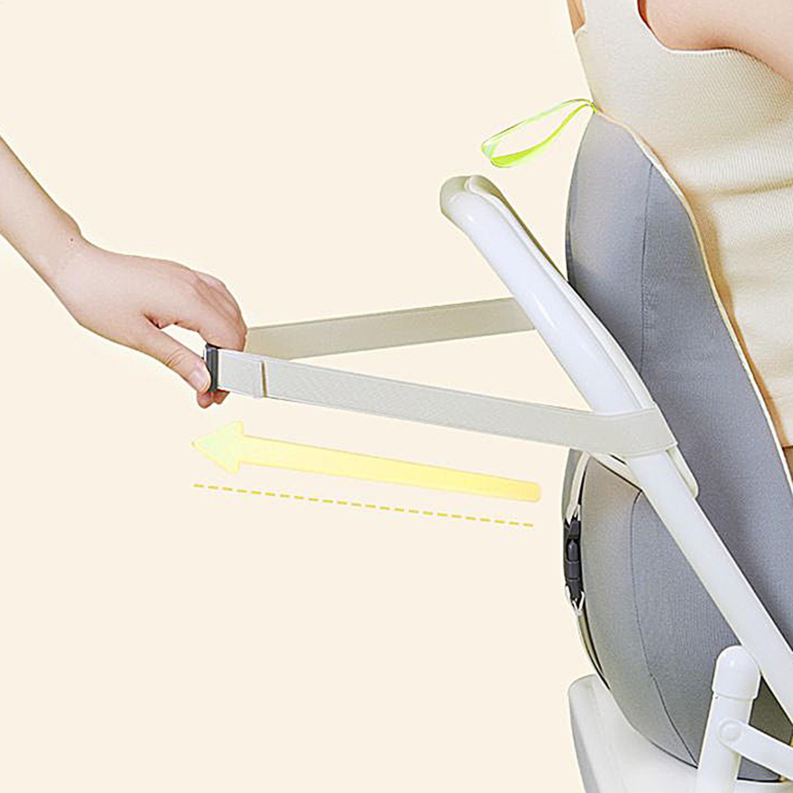 

Lumbar Support Pillow Chair Back Support Orthopedic Backrest Lumbar Seat Cushion With Adjustable Slider For Driving Sleeping CHINA