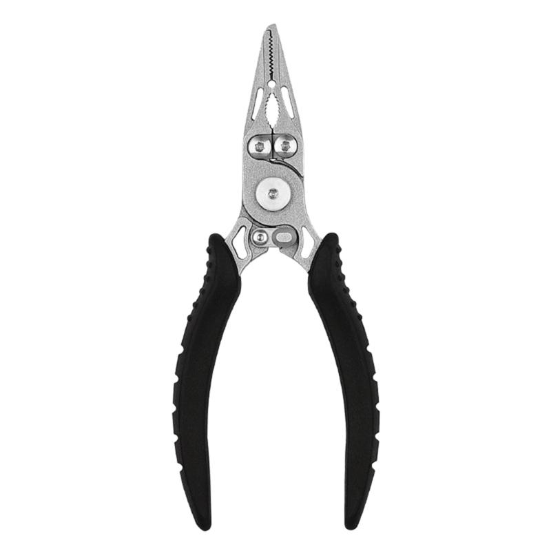 

Multifunctional Mini Fishing Plier Scissor with Locking Buckle Stainless Steel Hook Remover Fish Lines Cutter Durable 1