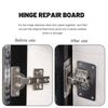Cabinet Hinge Repair Plate Kit Kitchen Cupboard Door Hinge Mounting Plate With Holes For Cabinet Furniture Hardware Accessories