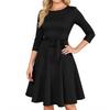 Women's Cocktail Dresses 3/4 Sleeve Vintage Wedding Guest Dress