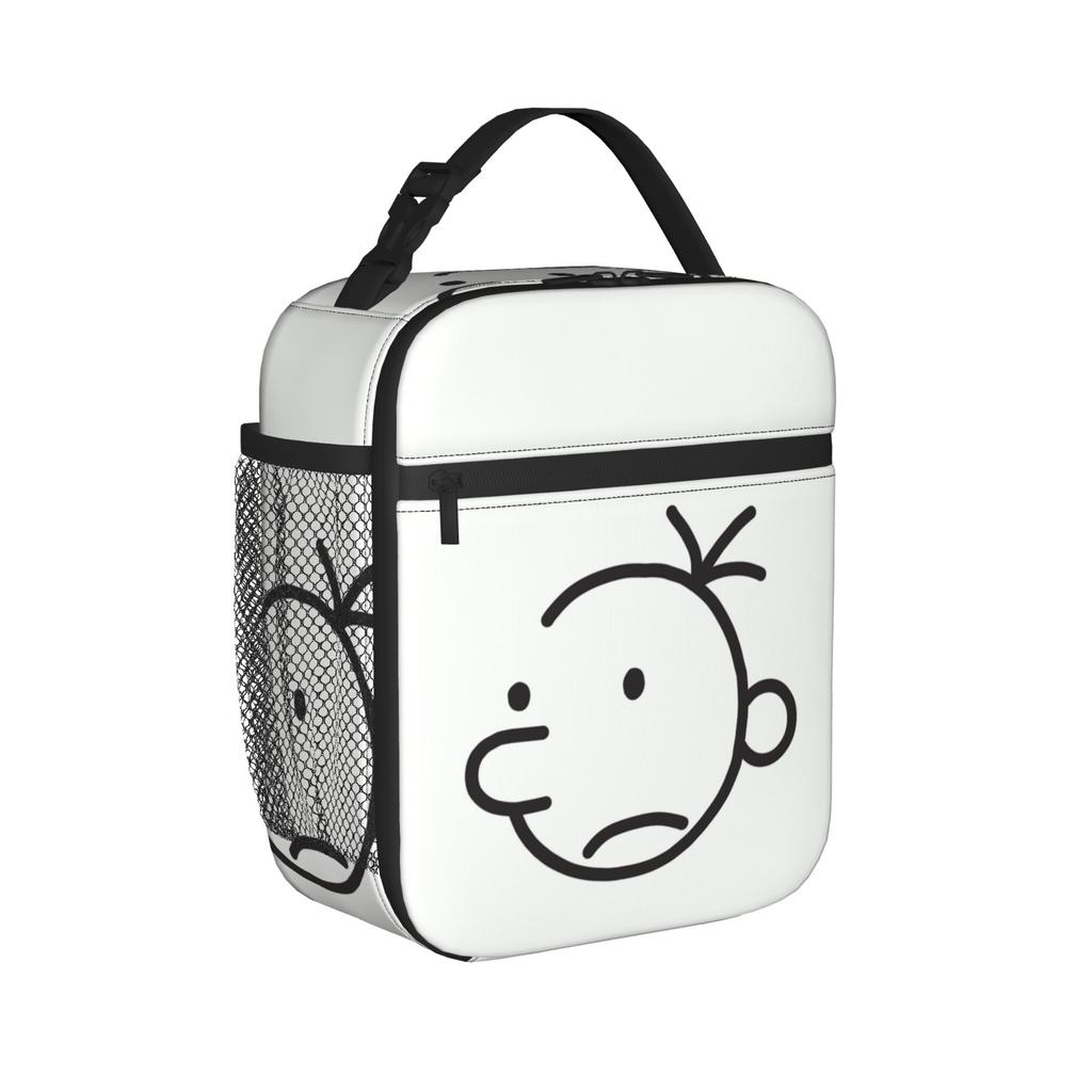 Diary Of A Wimpy Thermal Insulated Lunch Bag for Picnic Portable Food Bag Men Women Thermal Cooler Lunch Boxes