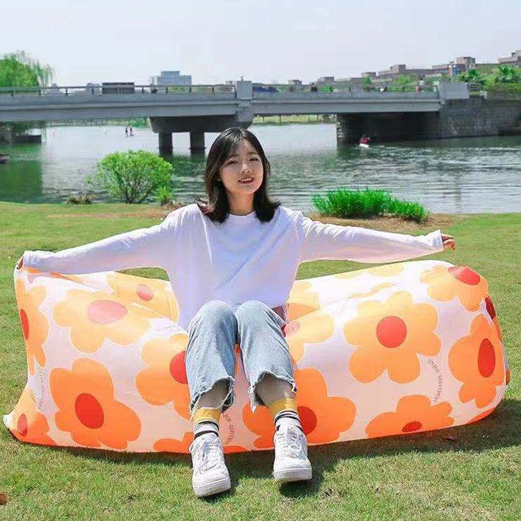 Portable Inflatable Sofa & Air Bed – Outdoor Recliner with Pillow