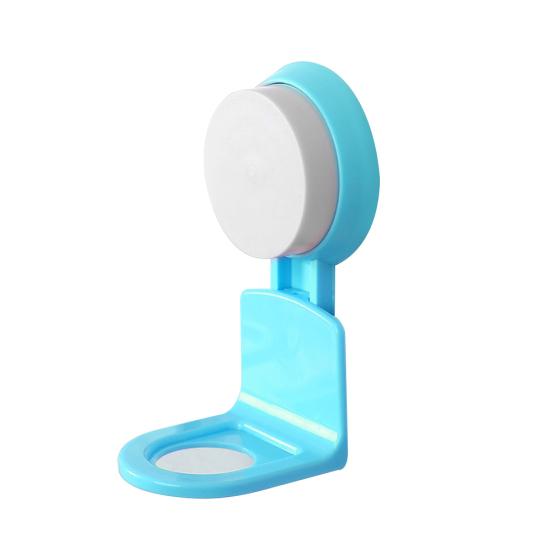 Plastic Wall Suction Cup Hanging Hook Shower Gel Shampoo Holder Rack Shelf