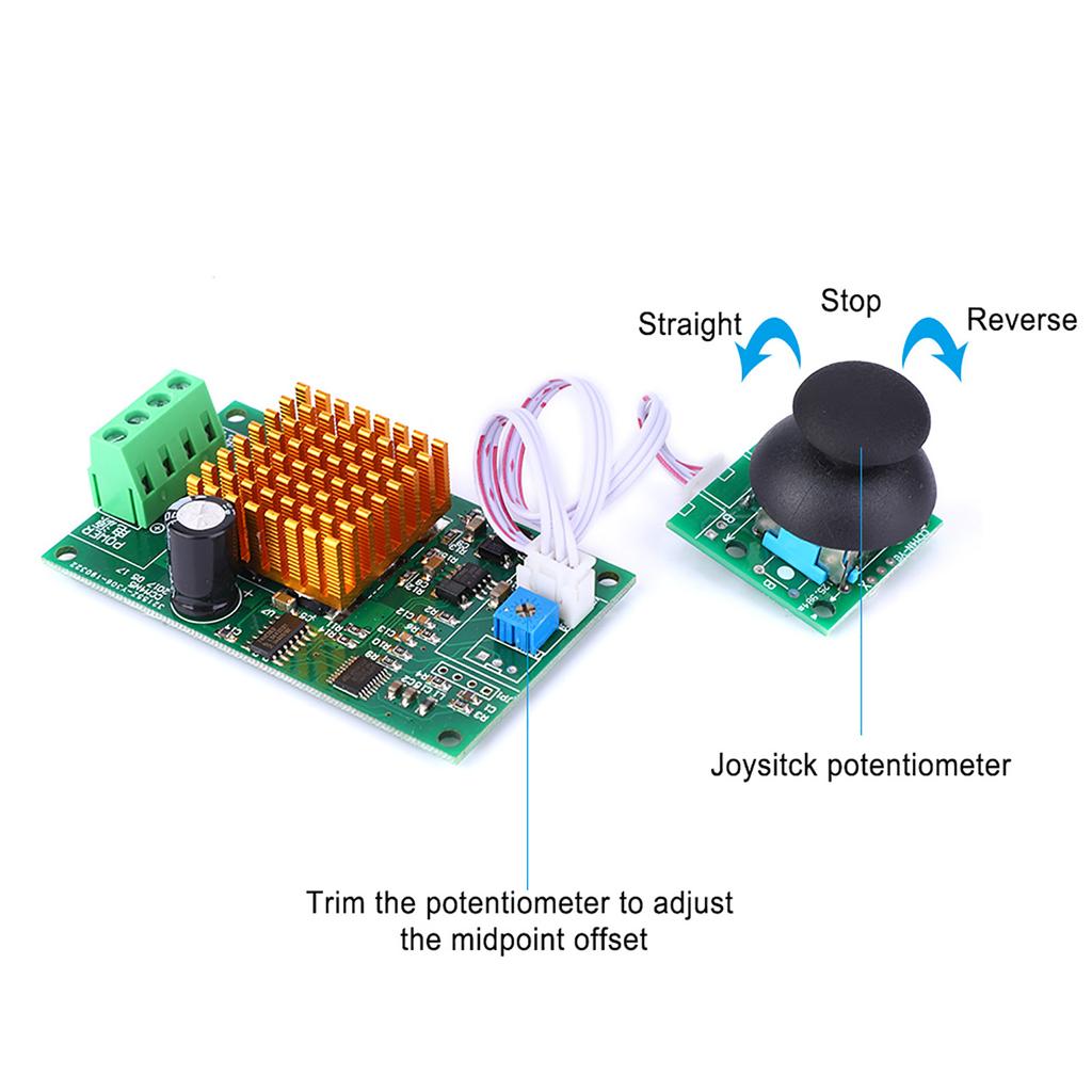 CCM4N DC12~30V Motor Controller Joystick CWCCW Motor Speed Regulator with Overcurrent Protection