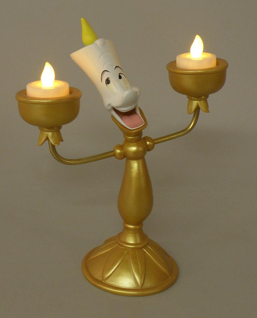 Setcraft Disney Beauty AND THE BEAST Beauty and the Beast Room Lamp (Lumiere) SD-5601-480