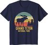 Grand Teton National Park Moose Vacation Travel Vintage Men T Shirt