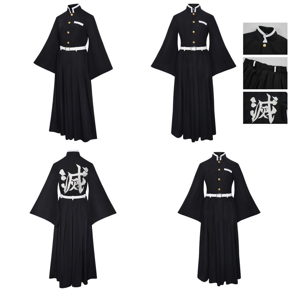Demon Slayer Kimetsu No Yaiba Tokitou Muichirou Cosplay Costume With Embroidery For Halloween Cosplay Fans