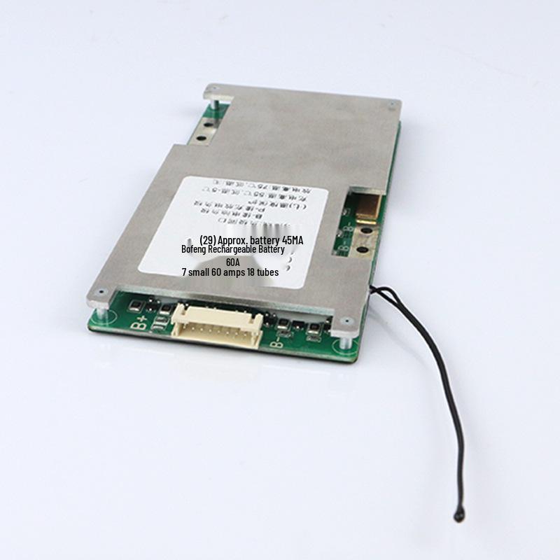 6S/7S 24V Lithium Battery Protection Board: 40A/50A/60A Ternary Balance with Overcharge, Over-discharge, and Overcurrent Protection