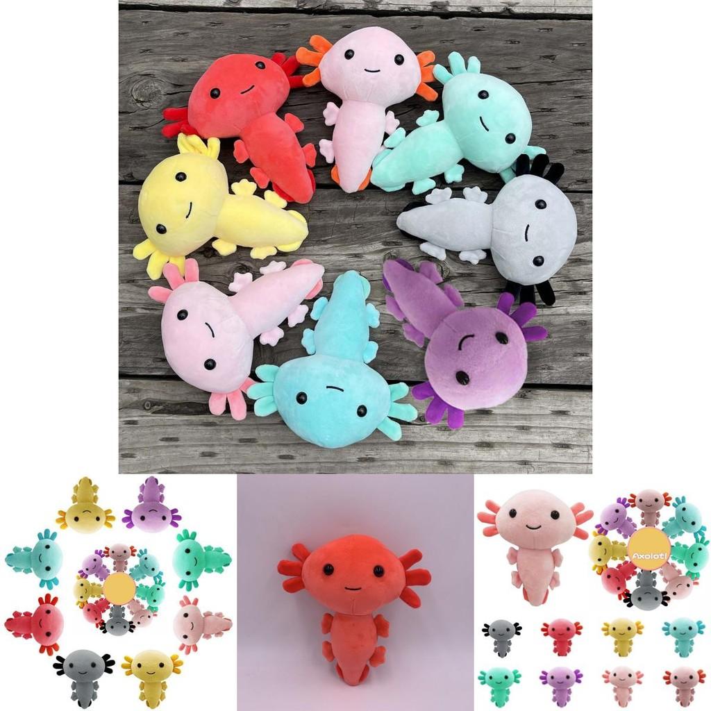 Kawaii Axolotl Plush Doll For Kids Soft And Cuddly Cartoon Character Toy Pillow