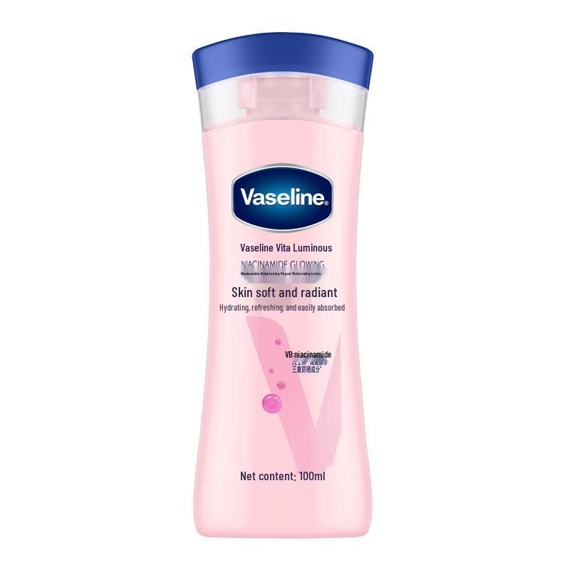 Vaseline Intensive Care Nawilżający balsam do ciała dla skóry wrażliwej z niacynamidem, rozjaśniający, 200g/400g