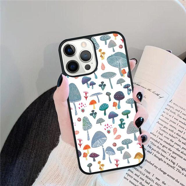 Mushroom Forest Coque Shell For iPhone 17 Air 15 16e 14 13 12 Pro Max 11 Pro Max Plus Phone Case Cover