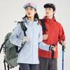Women's Windproof and Waterproof Jacket Insulated Shells Raincoat Interchange Jacket with Hood Outdoor Hiking