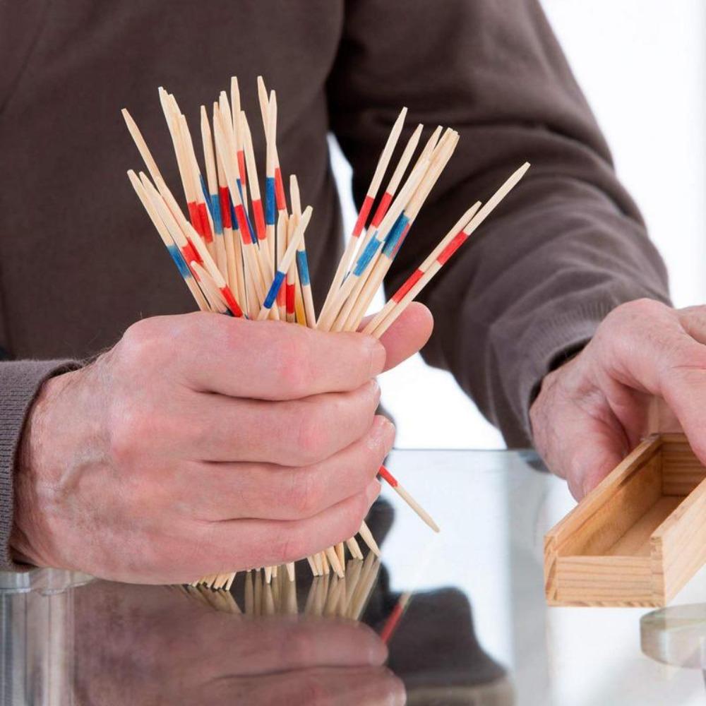 Up Sticks Stick Suppe Spielzeug Aufsammelstäbchen Set Holz Aufsammelstäbchen Aufsammelstäbchen Spiel Holz Mathe Spielzeug