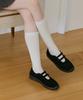 [Elizabeth Stuart] Two-Strap Mary Jane Flat Sneakers [EBAL157511]