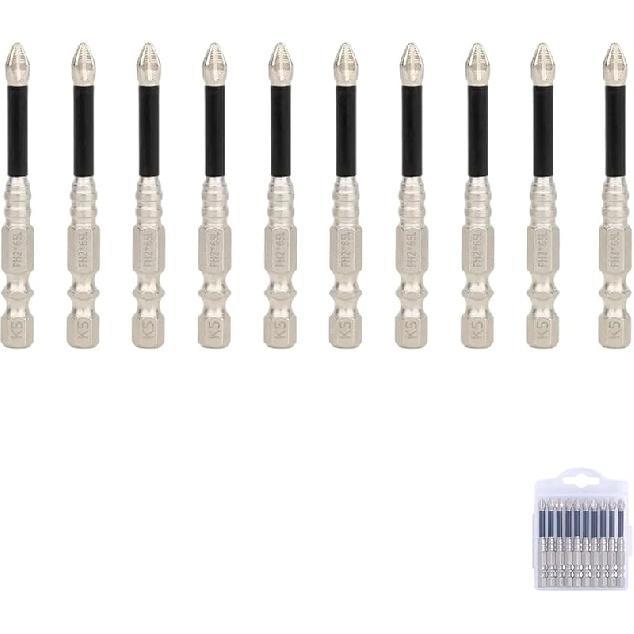 High-Magnetic Screwdriver Drill Bit Set, Anti-Slip Magnetic Electric Screwdriver Set,Strong Magnetic Durability Screwdriver Drill Bit Set, magnetic