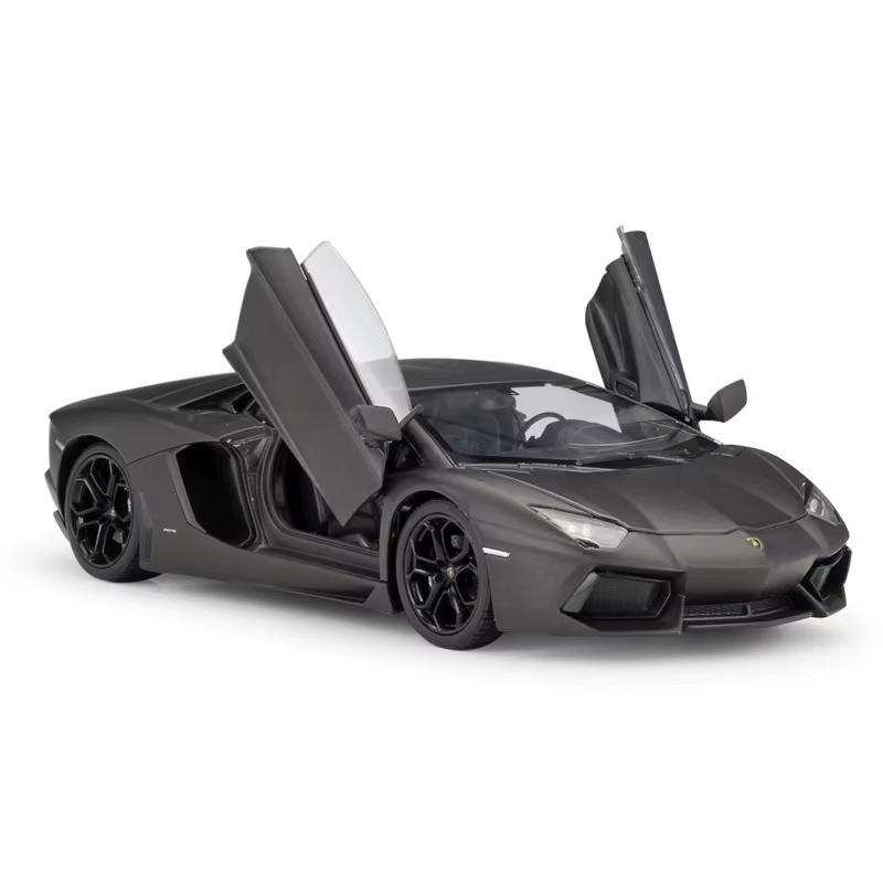 WELLY Diecast 1/24 Model Car Lamborghini Aventador LP700-4 Race Car Sports Car Metal Alloy Toy Car for Children Gift Collection