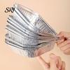 Disposable Baking Pans 10 Pcs Tin Foil Box Aluminum with Temperature Lock Insulation Insulated Cover for Cakes Pies Casseroles Oven Safe Easy