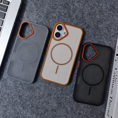 Luxury Matte Translucent Shockproof Magnetic Case For iPhone 17 Air 16 Pro Max 15 14 Plus 13 12 Magsafe Wireless Charging Cover
