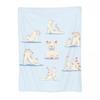 Cat Kitten Poses Lovely Yoga Blankets Soft Warm Flannel Throw Blanket Cover for Bed Living room Picnic Travel Home Couch