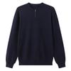 TonLion Men's Henry Collar Knit Sweater
