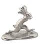A Miniature Tin Rabbit from the Choju Jinbutsu Giga Perfect for Your Dry Landscape Painting, Garden.