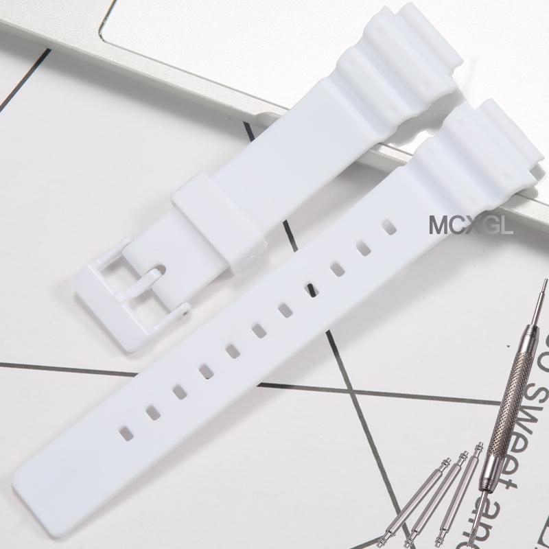 Watch Accessories Suitable for Casio MRW200H MRW-200H-1B/1E/2B2 Men's Waterproof Watch Band Resin Replacement Strap
