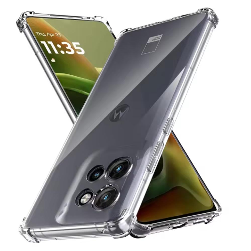 Transparente Umhängekordel Halskette Handyhülle für Motorola Moto Edge 60 Fusion 60S 60 Pro Stylus Silikon mit Riemenabdeckung