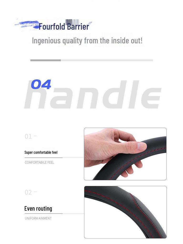 Honda Civic Accord Fit Steering Wheel Cover: Fits Crider, Jade, Odyssey, XRV, Vezel, CRV, Avancier