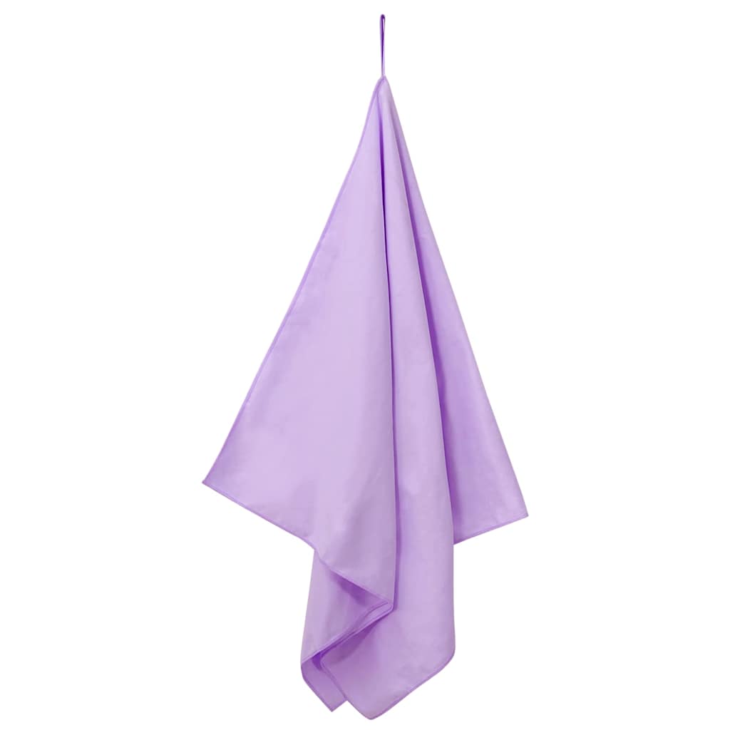 Sports Towels 2 pcs Purple 140 x 70 cm Polyester and Polyamide