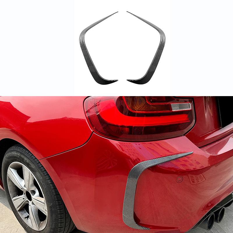 

Carbon fiber Car Rear Bumper Splitter Side Spoiler Air Vent Wind Knife Body Kits For BMW 2 Series M2 F87 2016-2025 Accessories