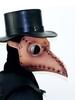 Grappig Middeleeuws Pestdoktersmasker Leer Zwart Snavelmasker Dokter Halloweenmasker Steampunk PU Vogels Cosplay Doctour De Peste