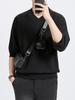 Unisex Solid Color V-Neck Knit Sweater - Trendy Korean Style, Versatile & Casual, Loose Long-Sleeve Top