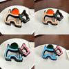 Fashionable Plastic And Resin Dog Hair Claw Clip In Chic Macaron Shades