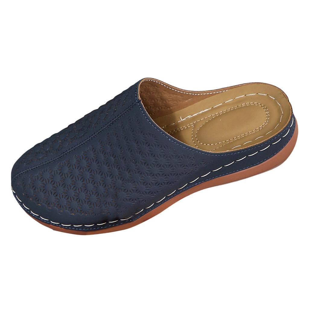 Platform Slip Closed Toe Slippers For Women Plus Size Sandals For Women Wedge Slippers Warming Slippers For Women Microwave