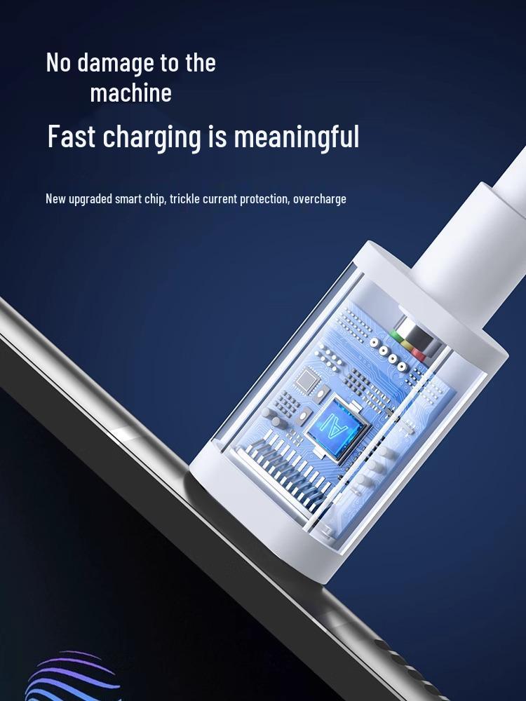 6A Fast Charge USB Type-C Cable for Huawei, Xiaomi, Redmi, Vivo, Honor