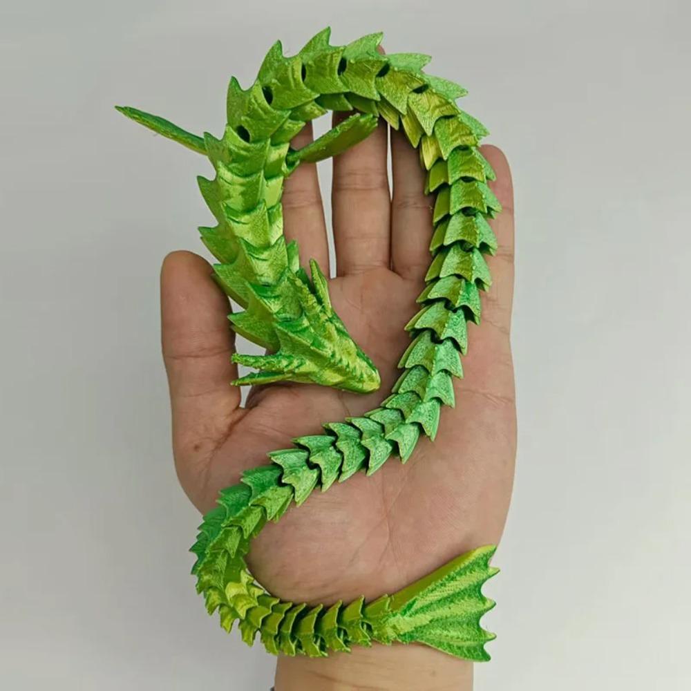 New 3d Print 45cm Sea Dragon Model Mythical Dragon Desktop Decorations Multi-articulated Activity Models Home Decorations
