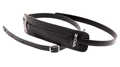Correa de guitarra VOX cuero VINTAGE STRAP negro negro años 60 MM25-BLK