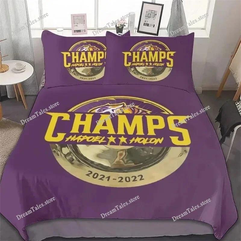 3D Printed Hapoel Holon All Season Duvet Cover Bedding Comforter Sets Soft Quilt Cover and Pillowcases Single Double Queen King