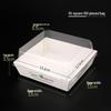 Rousong Xiaobei Pastry Box: Oil-Proof Takeout Container for Desserts, Snow Mei Niang, Puffs, and Cake Rolls.