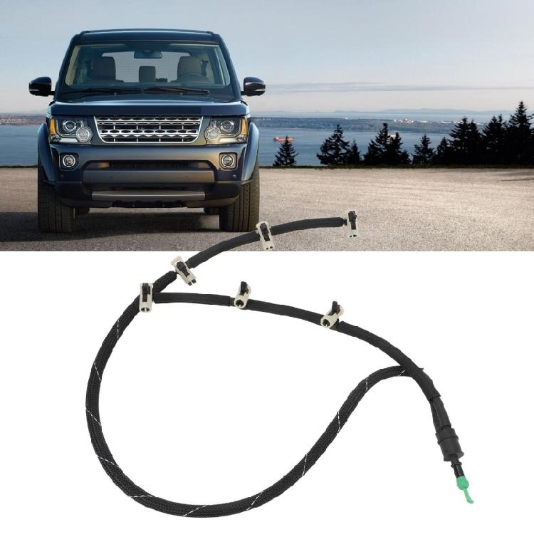 Fuel Injector Return Pipe Leak Offs and Clip LR013196 LR032107 Fuel Overflow Hose for Select Models