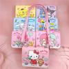 Cute Cartoon Magnetic Clasp Crossbody Bag Large Size Hard Surface Printed Design Adjustable Shoulder Strap Phone Pouch Adorable Styling Characters)