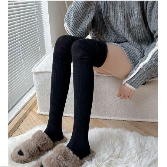 High knee socks women's over knee socks lace long socks
