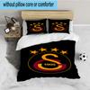 Emblema del Galatasaray Football Club Set Biancheria da Letto 3 Pezzi, Ideale per 1 Copripiumino e 2 Federe Perfetto come Regalo per Fan, Ideale per Camera da Letto, Dormitorio
