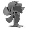 5 Blades Fireplace Stove Fan Heat Powered Fan Quiet Efficient for Wood Log Burning Stove Fireplace Increase Deal Gift