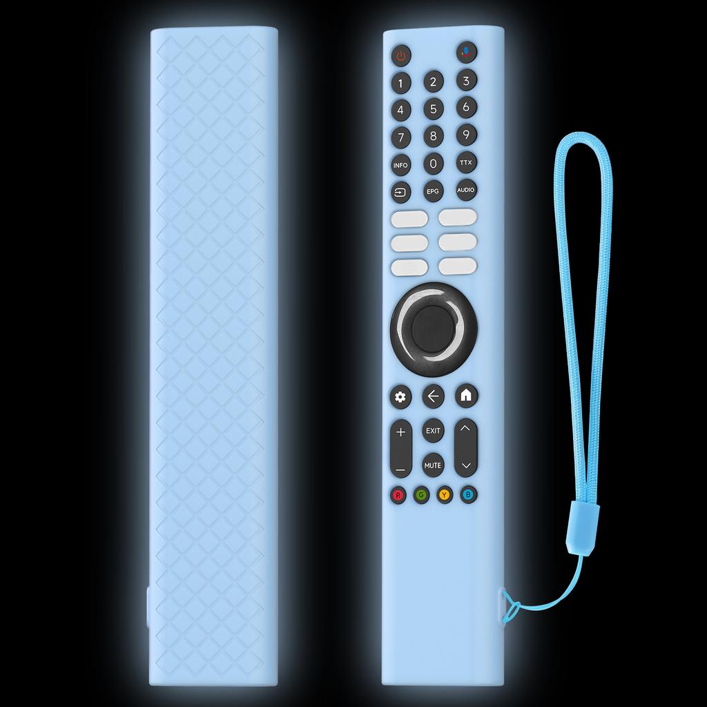 Silikonový ochranný kryt na dálkové ovládání Nárazuvzdorný měkký omyvatelný obal pro TV Xiaomi XMRM-P3 Chraňte své dálkové ovládání